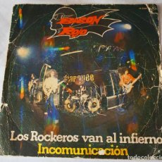 Discos de vinilo: BARON ROJO - 7” SPAIN 1981 PROMO - LOS ROCKEROS VAN AL INFIERNO - CHAPA DISCOS. Lote 322066513
