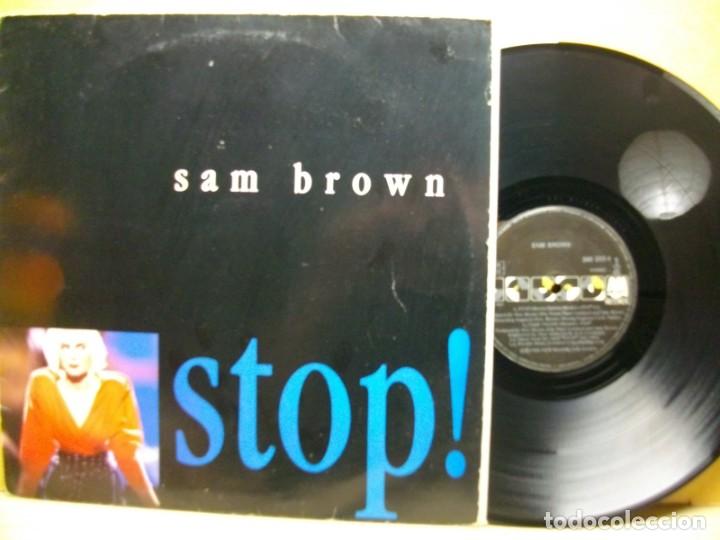 Discos de vinilo: Sam Brown &ndash; Stop! MAXI 45 RPM LP - Foto 1