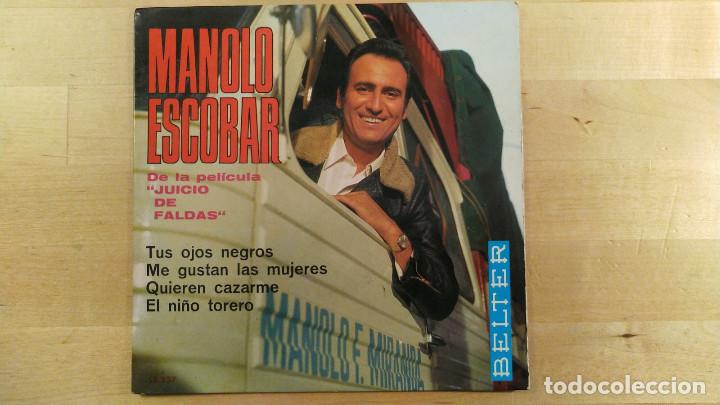 Discos de vinilo: Manolo Escobar &ndash; Tus Ojos Negros - Foto 1