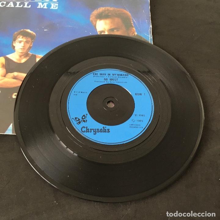 Discos de vinilo: VINILO SINGLE - GO WEST - CALL ME - GOW1 1985 CHRYSALIS - Foto 3