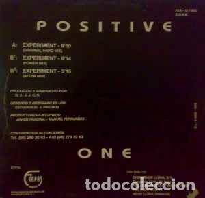 Discos de vinilo: Positive One &lrm;&ndash; Experiment - Foto 2