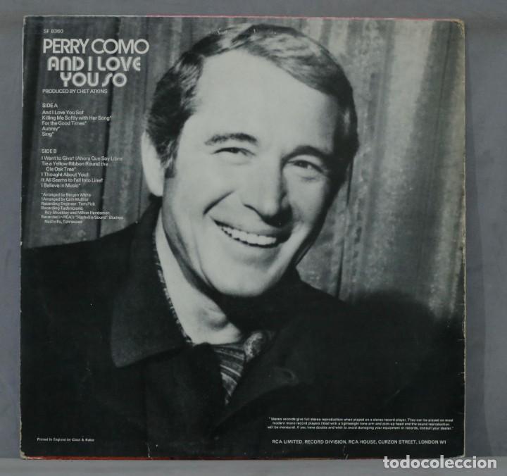 Discos de vinilo: LP. Perry Como. And I Love You So - Foto 2