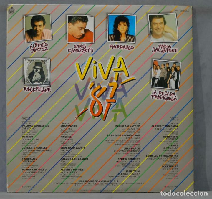 Discos de vinilo: LP. VIVA 87 - Foto 2