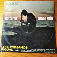 Discos de vinilo: LOS HERMANOS RIGUAL - GUITARRA AMOR MIO - LP