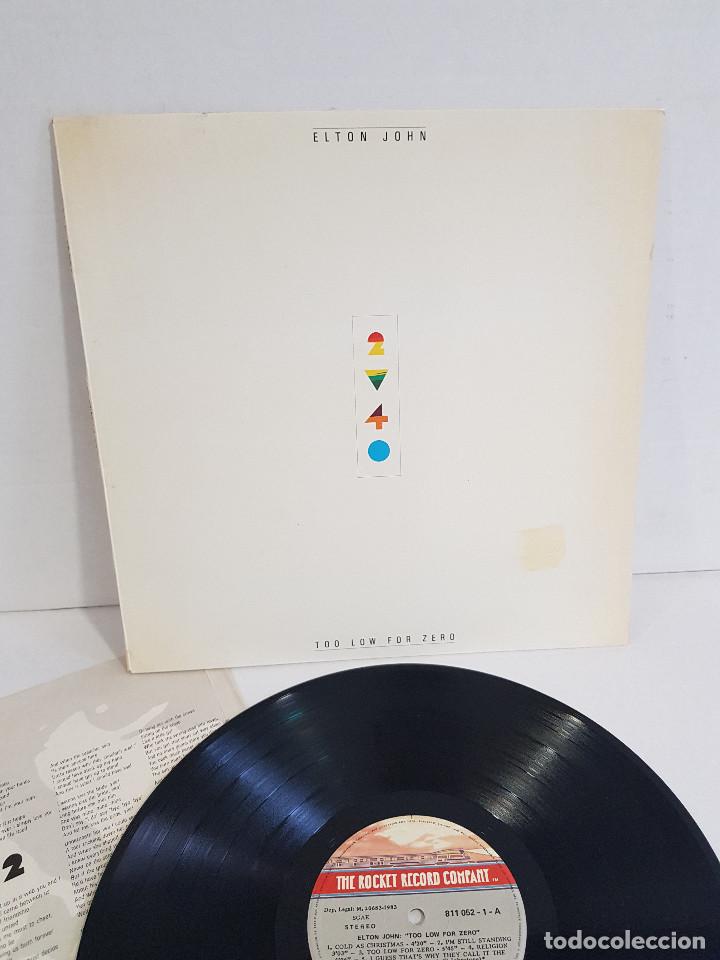 Discos de vinilo: elton john - too low for zero - Foto 1