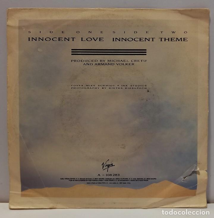 Discos de vinilo: SANDRA - INNOCENT LOVE / INNOCENT THEME. VINILO 7 (Single). CCM1 - Foto 2