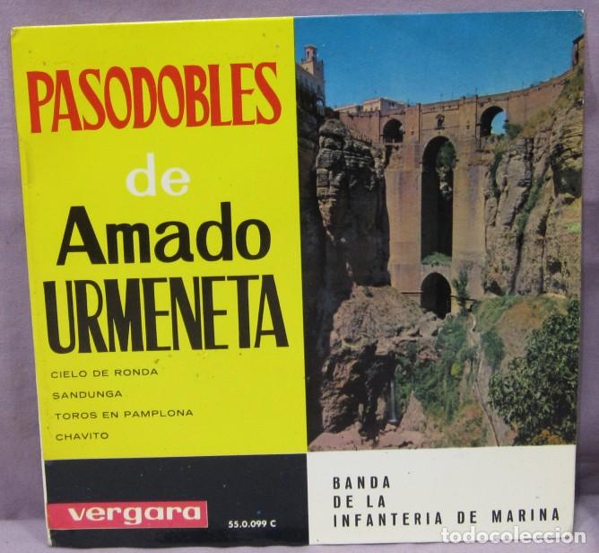 Discos de vinilo: Discos PASODOBLE, 1 LP y 3 Singles. - Foto 3