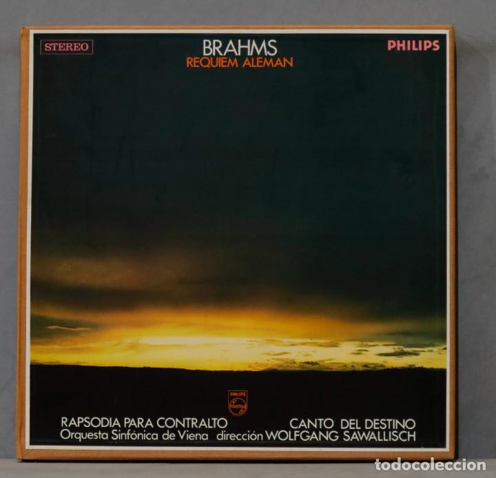 Discos de vinilo: CAJA LP. REQUIEM ALEMAN. BRAHMS - Foto 1