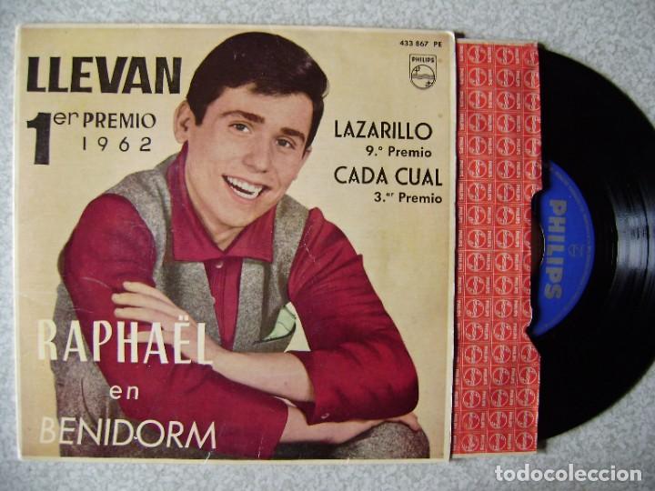 Discos de vinilo: RAPHAEL EN BENIDORM.LLEVAN + 3 - Foto 1