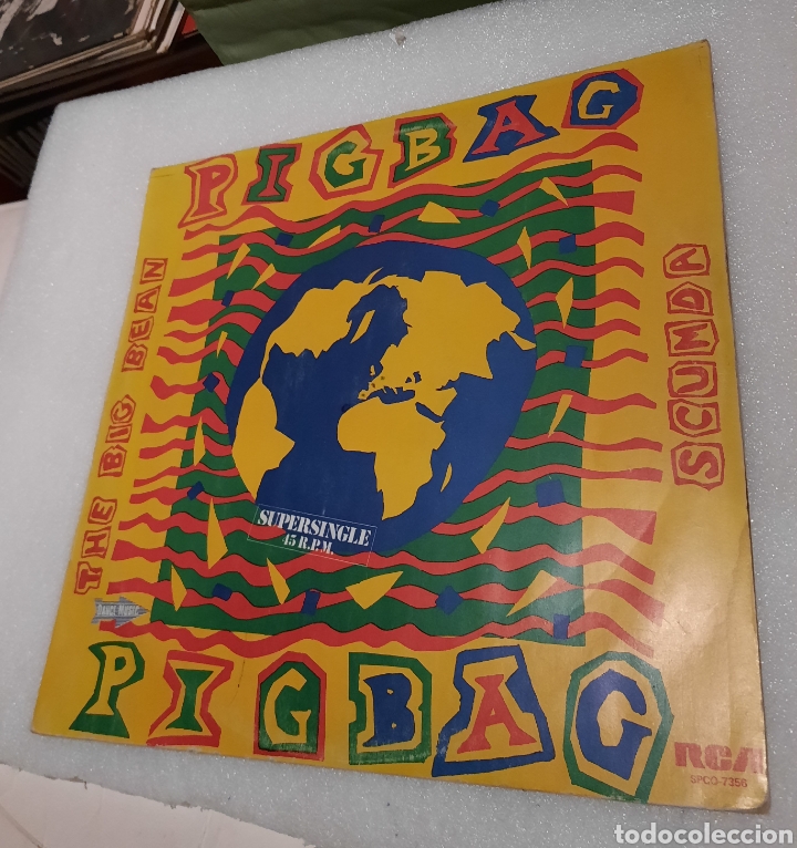Discos de vinilo: PIGBAG - THE BIG BEAN - Foto 1