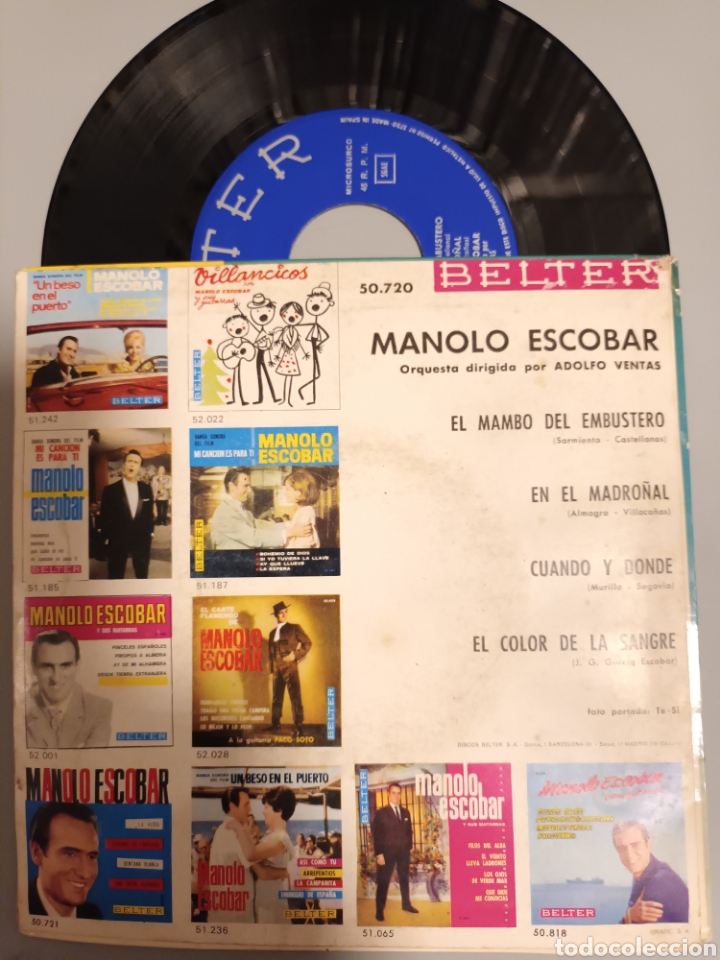 Discos de vinilo: MANOLO escobar - Foto 2
