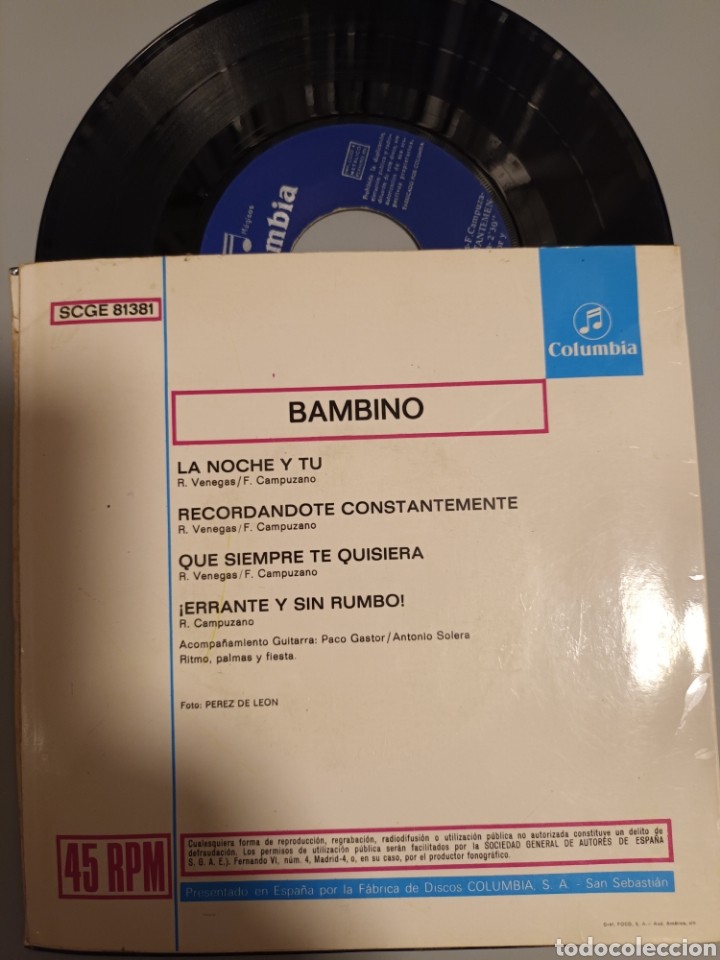 Discos de vinilo: Bambino - Foto 2