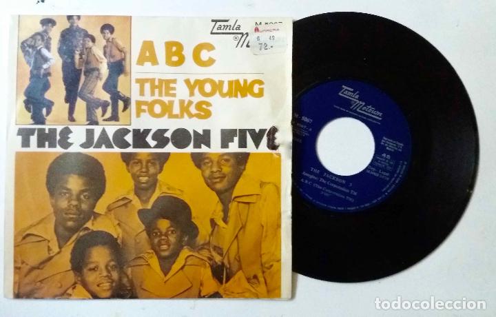 Discos de vinilo: THE JACKSON FIVE (MICHAEL JACKSON), ABC. SINGLE ORIGINAL ESPA&Ntilde;A A&Ntilde;O 1970 - Foto 1