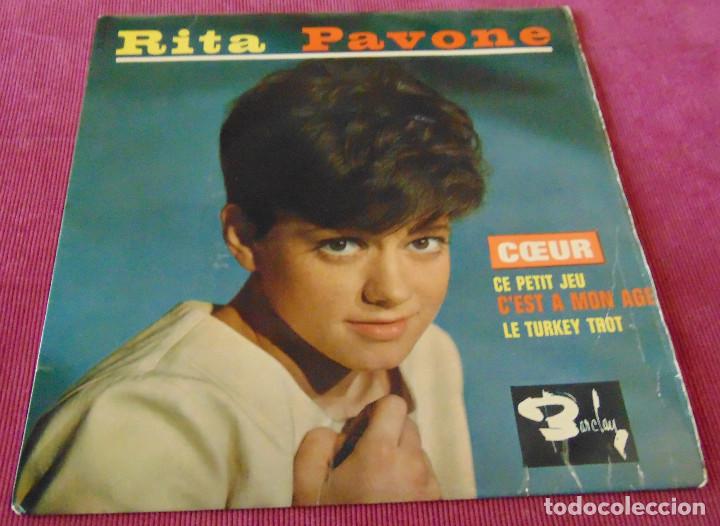 Discos de vinilo: Rita Pavone &ndash; C&oelig;ur - EP 1963 - Foto 3