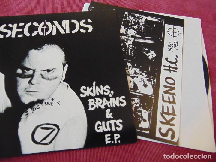Discos de vinilo: 7 Seconds &ndash; Skins, Brains & Guts E.P. - REEDICION 1989 - Foto 3