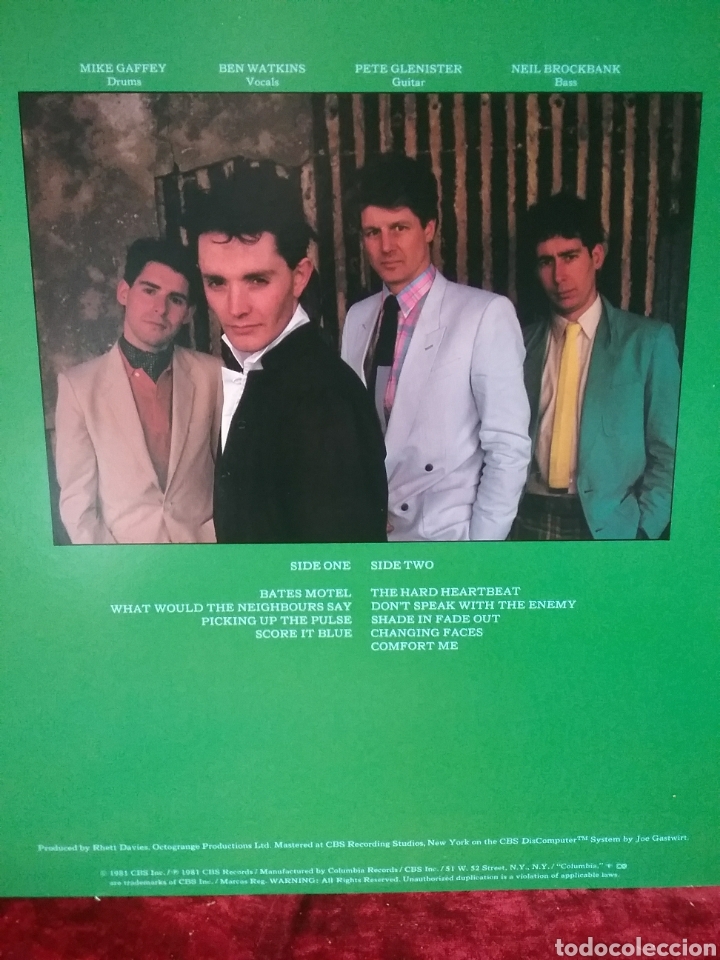 Discos de vinilo: The HITMEN ( U.K.) 1981 CBS .USA - Foto 2