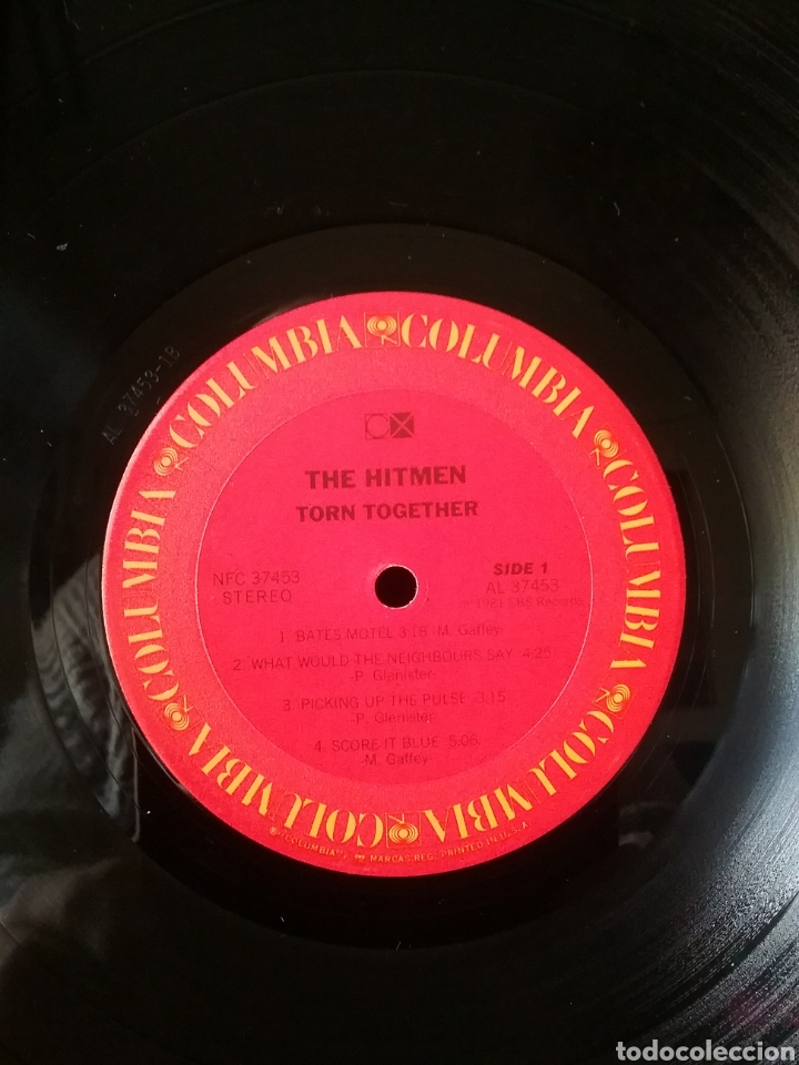 Discos de vinilo: The HITMEN ( U.K.) 1981 CBS .USA - Foto 4