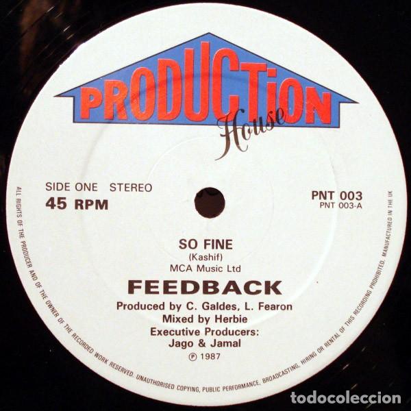 Discos de vinilo: Feedback &lrm;&ndash; So Fine - Foto 1
