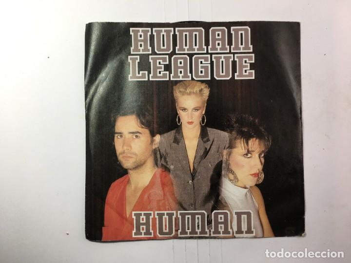 Discos de vinilo: single HUMAN LEAGUE - HUMAN / IDEM INSTRUMENTAL - Foto 1