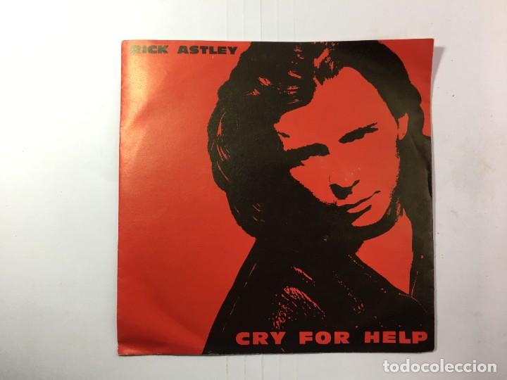 Discos de vinilo: single RICK ASTLEY - CRY FOR HELP / BEHIND THE SMILE - Foto 1