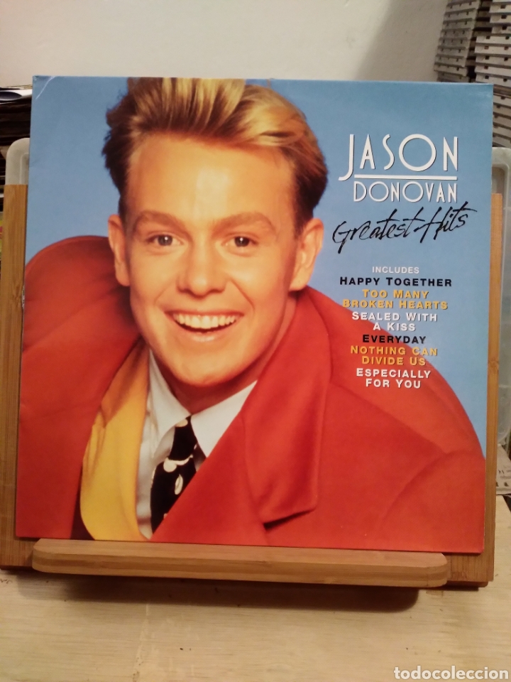 Discos de vinilo: JASON DONOVAN &rdquo;GREATEST HITS&rdquo; ES.91 - Foto 1