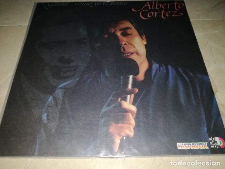 Disques de vinyle: ALBERTO CORTEZ.GARDEL COMO YO TE SIENTO-EDICION COLOMBIA