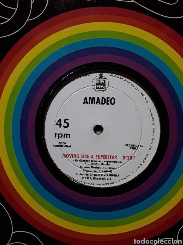 Discos de vinilo: Rose Royce / Amadeo &lrm;&ndash; Do Your Dance / Moving Like A Superstar - Foto 1