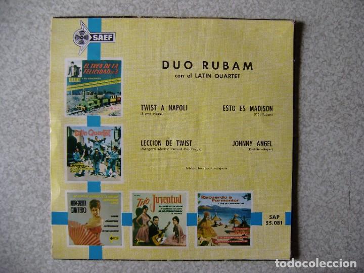 Discos de vinilo: DUO RUBAM.TWIST A NAPOLI + 3 - Foto 2