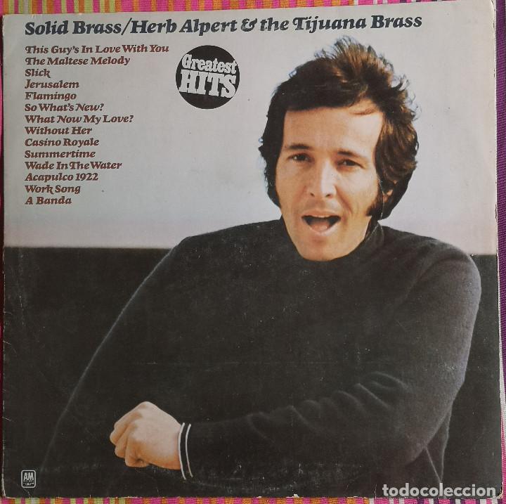 Discos de vinilo: VINILO LP - HELB ALPERT & THE TIJUANA BRASS - SOLID BRASS - GREATESTS HITS - Foto 1