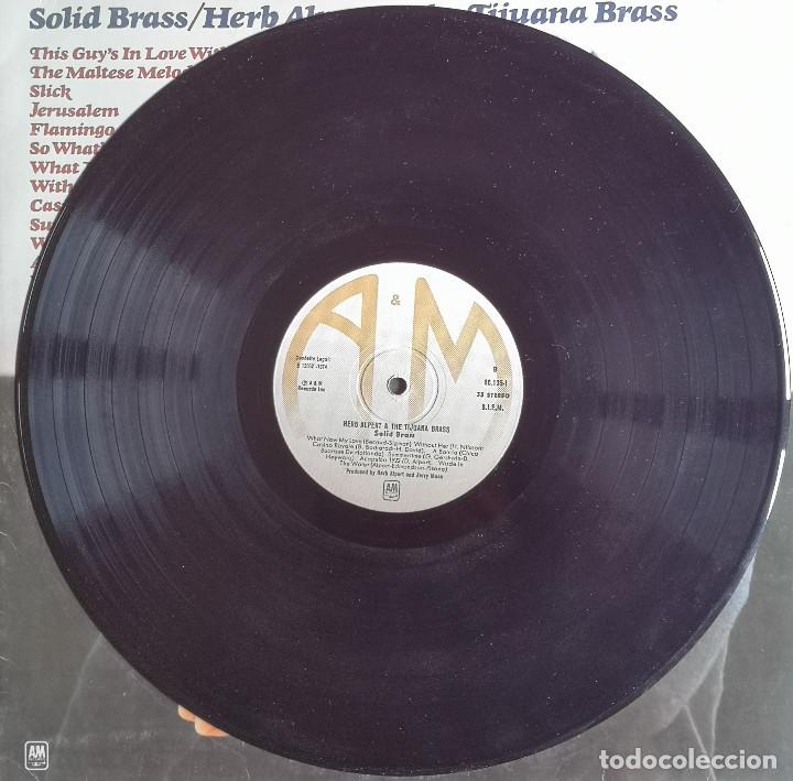 Discos de vinilo: VINILO LP - HELB ALPERT & THE TIJUANA BRASS - SOLID BRASS - GREATESTS HITS - Foto 3