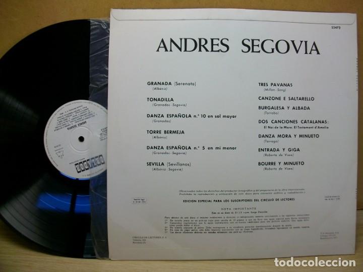 Discos de vinilo: ANDRES SEGOVIA 1973 LP - Foto 2