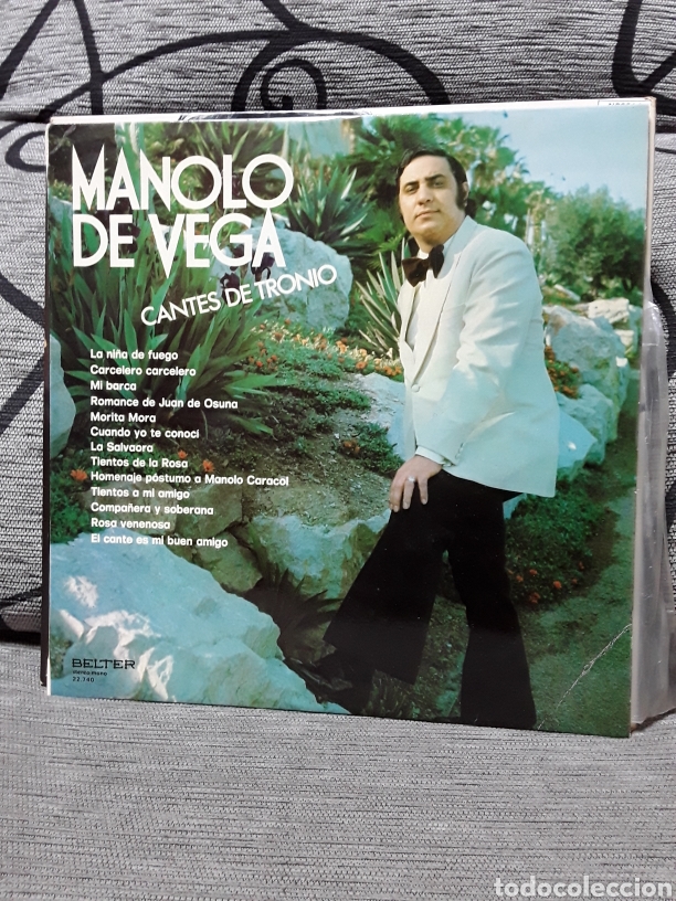 Discos de vinilo: Manolo De Vega &lrm;&ndash; Cantes De Tron&iacute;o - Foto 1