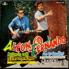 Discos de vinilo: ALFONSO Y FERNANDO - EP SPAIN 1961 ESTA NOCHE MI AMOR // MARISA - CALYPSO - HISPAVOX. Lote 322508218