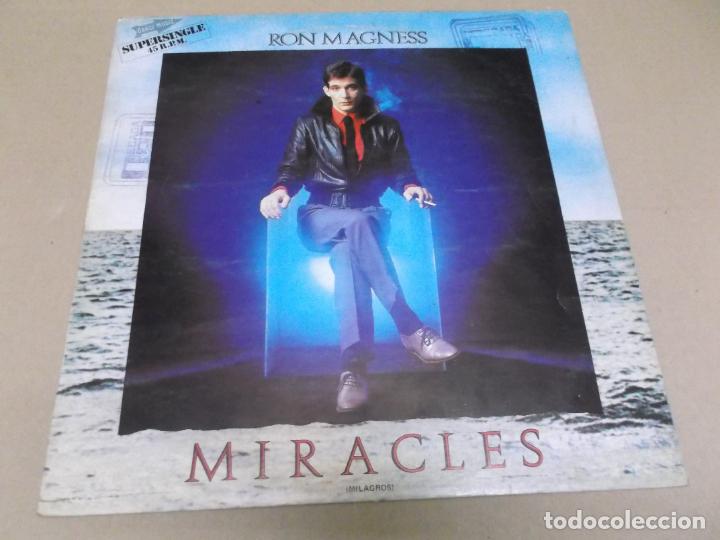 Discos de vinilo: RON MAGNESS (MAXI) MIRACLES (2 TRACKS) A&Ntilde;O &ndash; 1983 - Foto 1