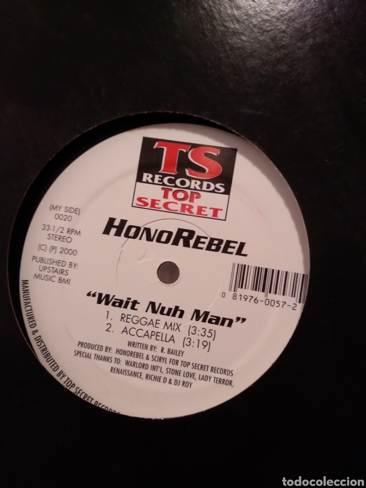Discos de vinilo: HONOREBEL &rdquo;WAIT NUH MAN&rdquo; US.00 - Foto 2