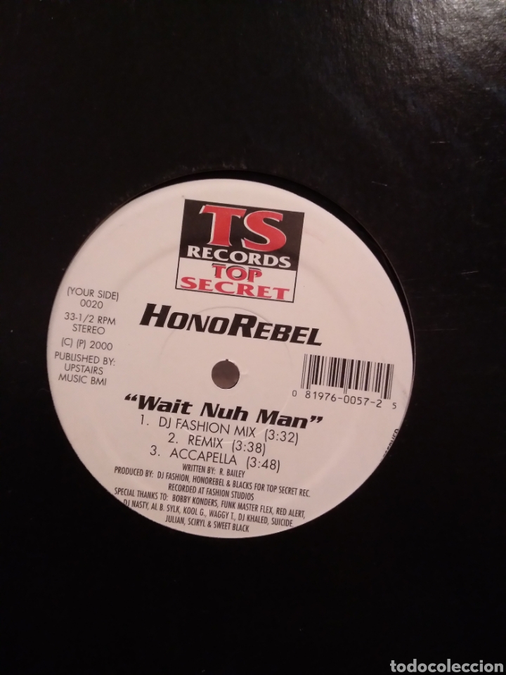 Discos de vinilo: HONOREBEL &rdquo;WAIT NUH MAN&rdquo; US.00 - Foto 1
