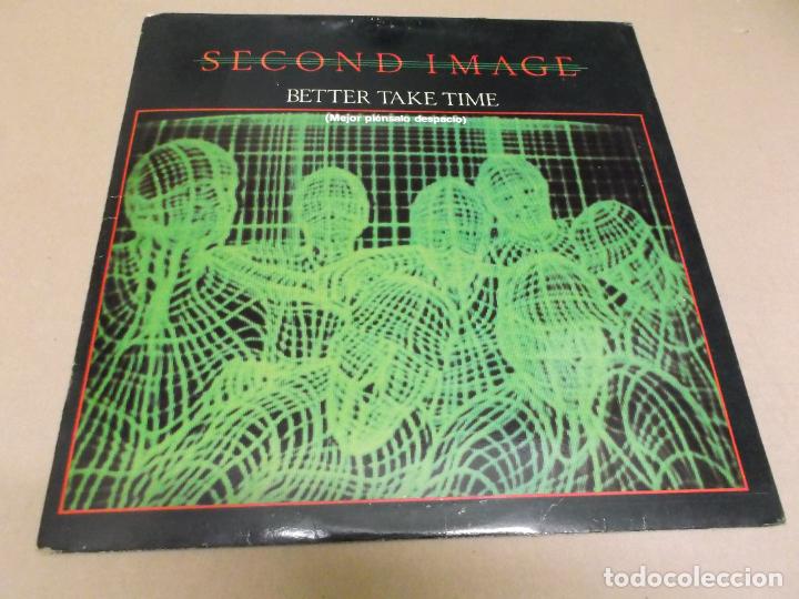 Discos de vinilo: SECOND IMAGE (MAXI) BETTER TAKE TIME (2 TRACKS) A&Ntilde;O &ndash; 1983 - Foto 1