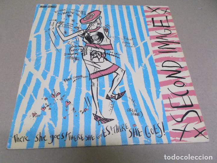Discos de vinilo: SECOND IMAGE (MAXI) THERE SHE GOES (2 TRACKS) A&Ntilde;O &ndash; 1984 - Foto 1