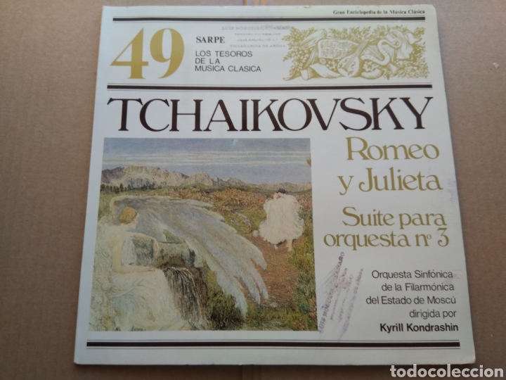 Discos de vinilo: LP TCHAIKOVSKY ROMEO Y JULIETA, SUITE PARA ORQUESTA N&deg;3/LOS TESOROS DE LA M&Uacute;SICA CL&Aacute;SICA