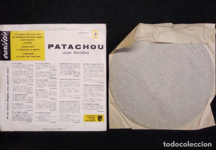 Discos de vinilo: Patachou.CHANTE BRASSENS. - Foto 2