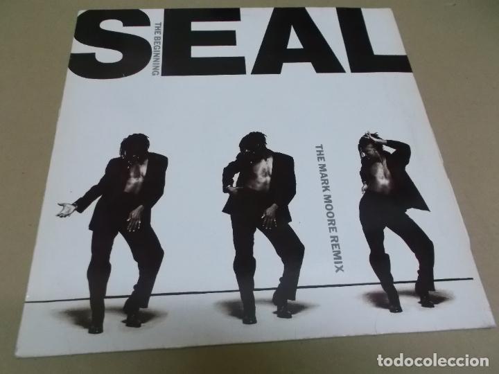 Discos de vinilo: SEAL (MAXI) THE BEGINNING (3 TRACKS) A&Ntilde;O &ndash; 1991 - Foto 1
