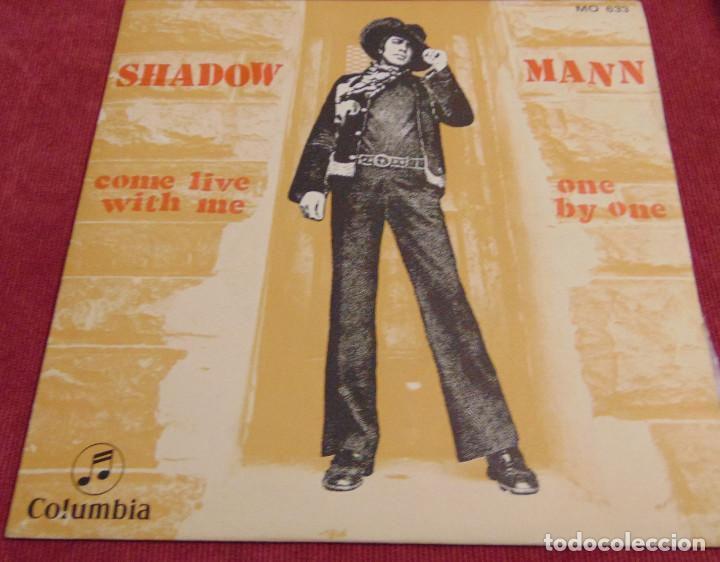 Discos de vinilo: Shadow Mann &ndash; Come Live With Me / One By One - SINGLE 1969 - Foto 1