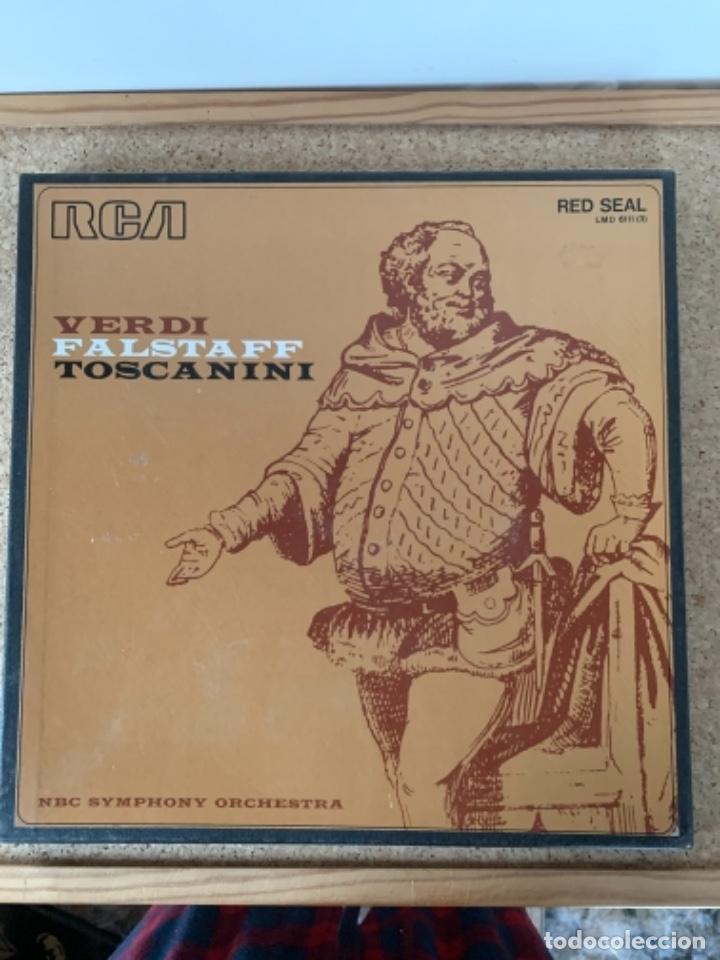 Discos de vinilo: Vinilo Verdi, Falstaff, Toscanini - Foto 1