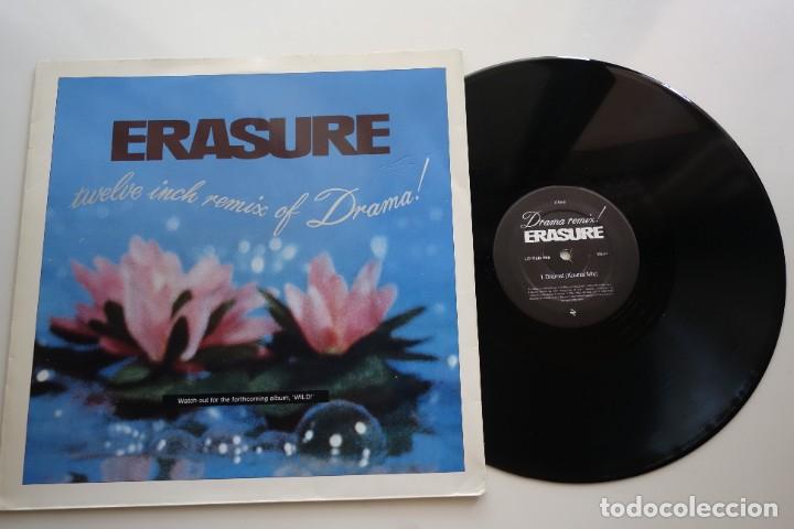 Discos de vinilo: ERASURE: Drama!. Maxisingle 12&rdquo; Vinilo original UK - Foto 1