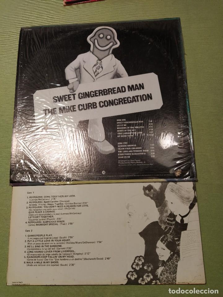 Discos de vinilo: THE MIKE CURB CONGREGATION - Come Together+Gingerbred Man - Foto 2