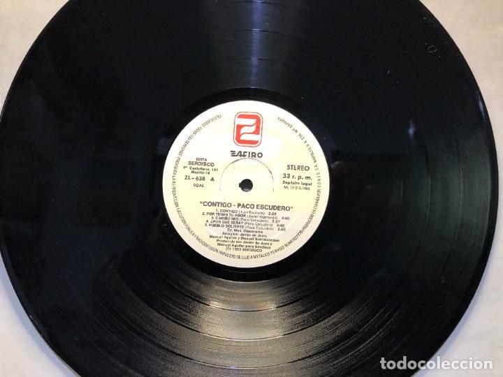 Discos de vinilo: Paco Escudero &ndash; Contigo - Foto 3
