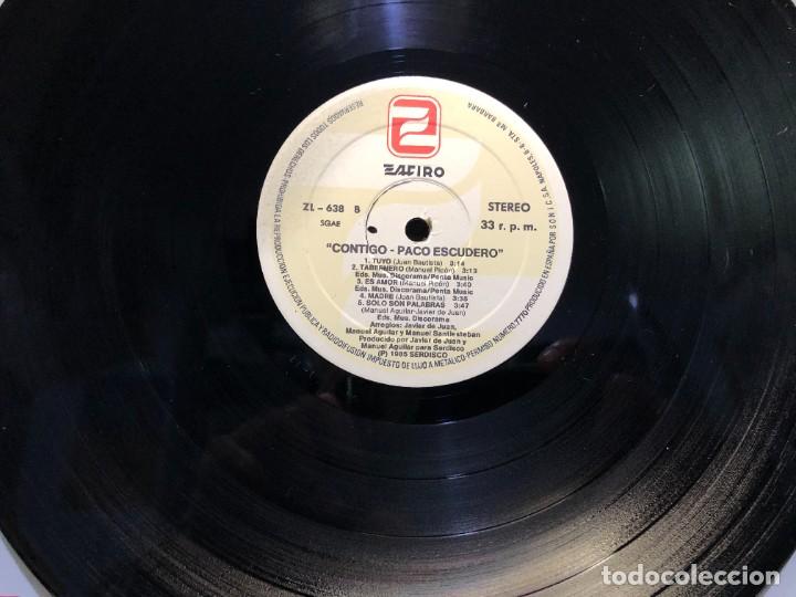 Discos de vinilo: Paco Escudero &ndash; Contigo - Foto 4