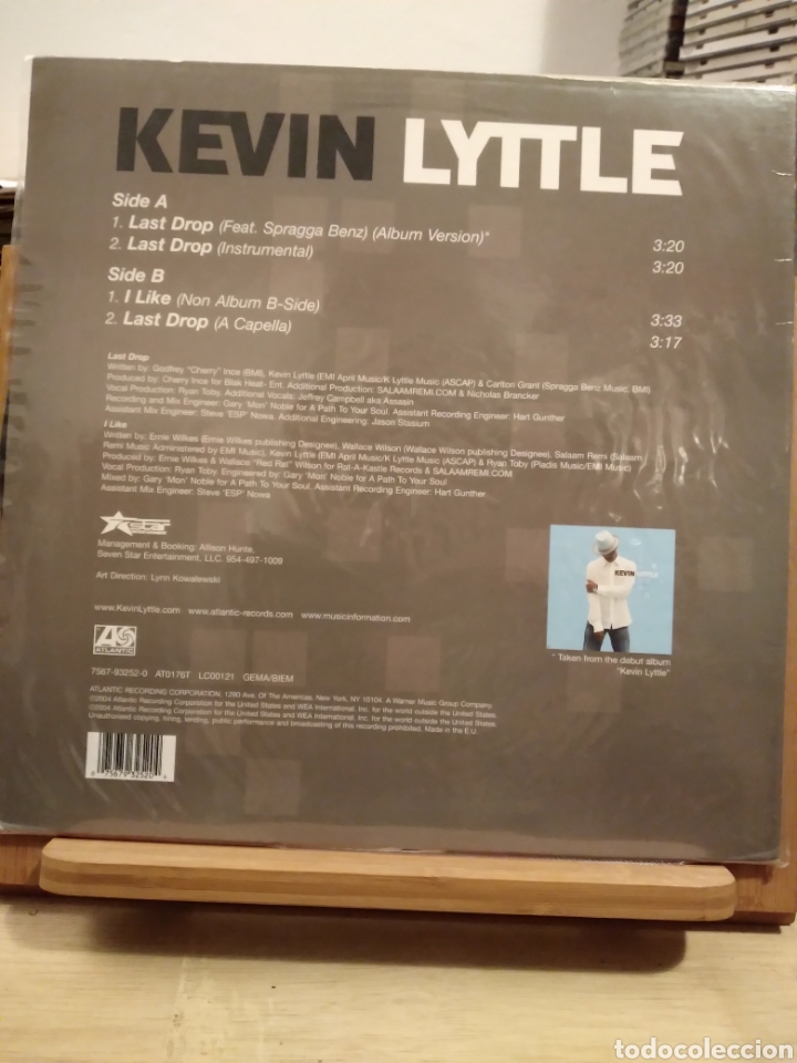 Discos de vinilo: KEVIN LYTTLE &rdquo;LAST DROP&rdquo; ALM.04 - Foto 2