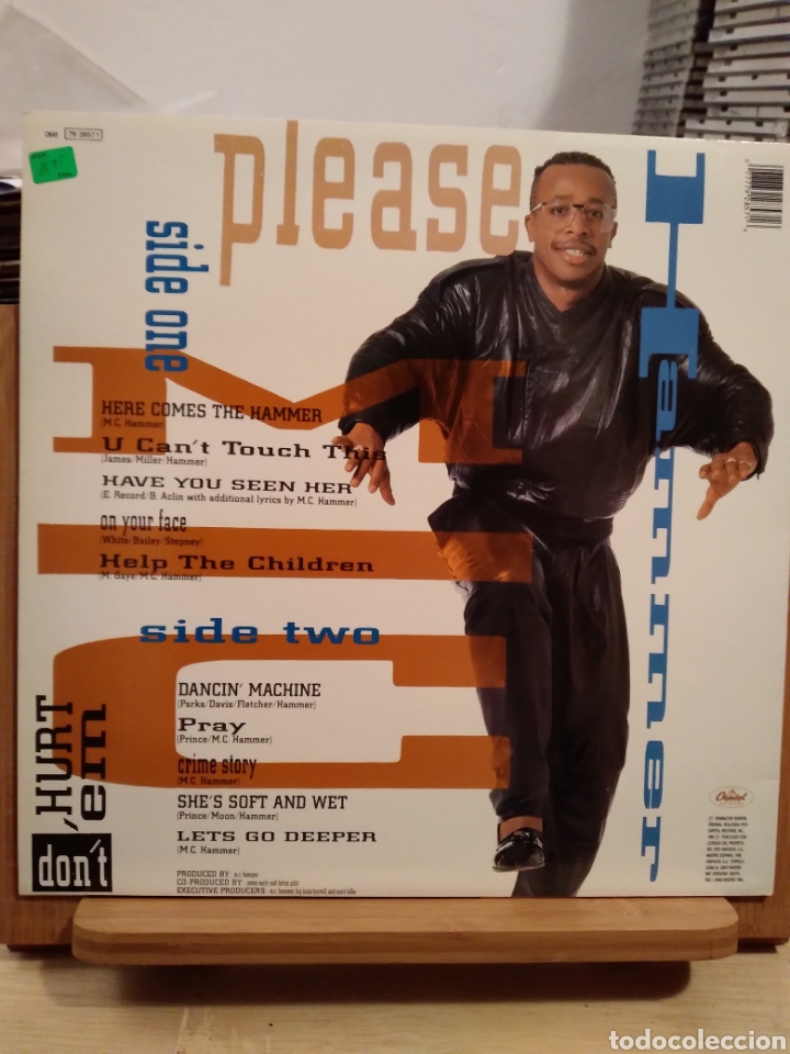 Discos de vinilo: MC HAMMER &rdquo;PLEASE HAMMER DONT HURT EM&rdquo; ES.90 - Foto 2