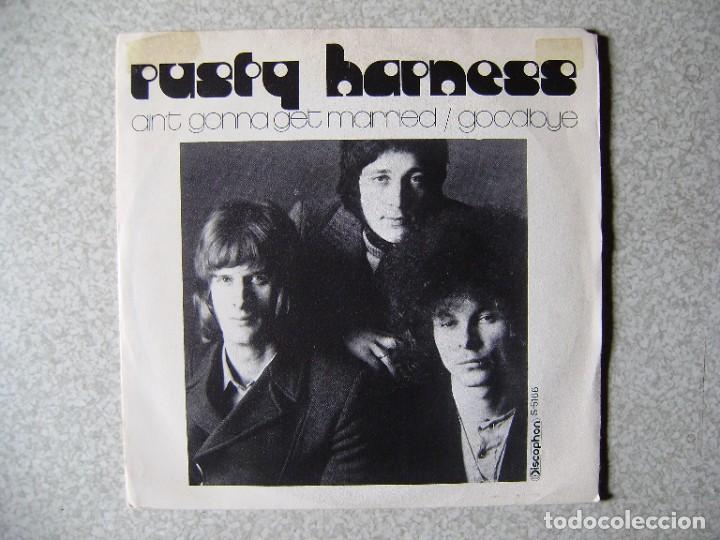 Discos de vinilo: RUSTY HARNESS.AIN&acute;T GONNA GET MARRIED + 1...MUY DIFICIL - Foto 1